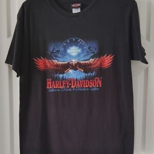 Harley-Davidson Black Graphic T-Shirt